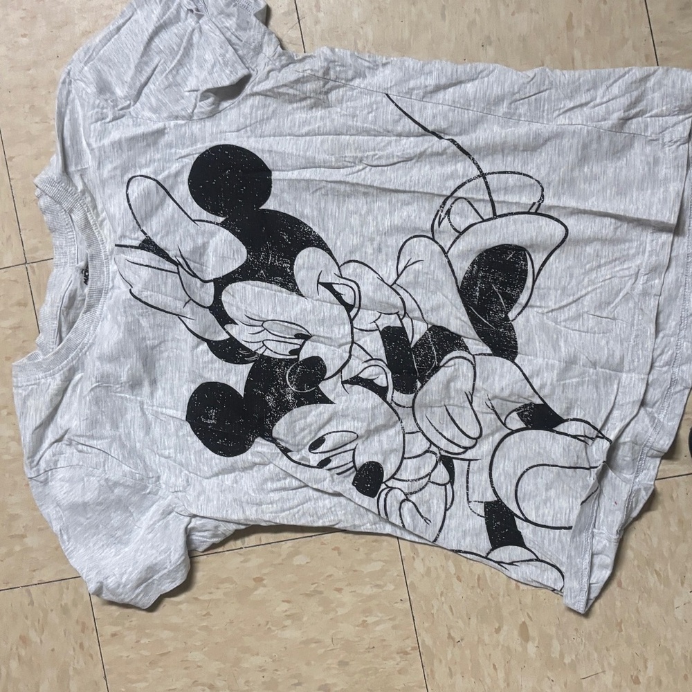 Gray Mickey Mouse Shirt
